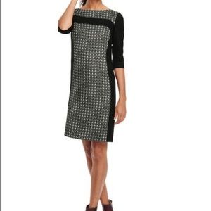 BODEN Panel Dress Retro Circle Pattern